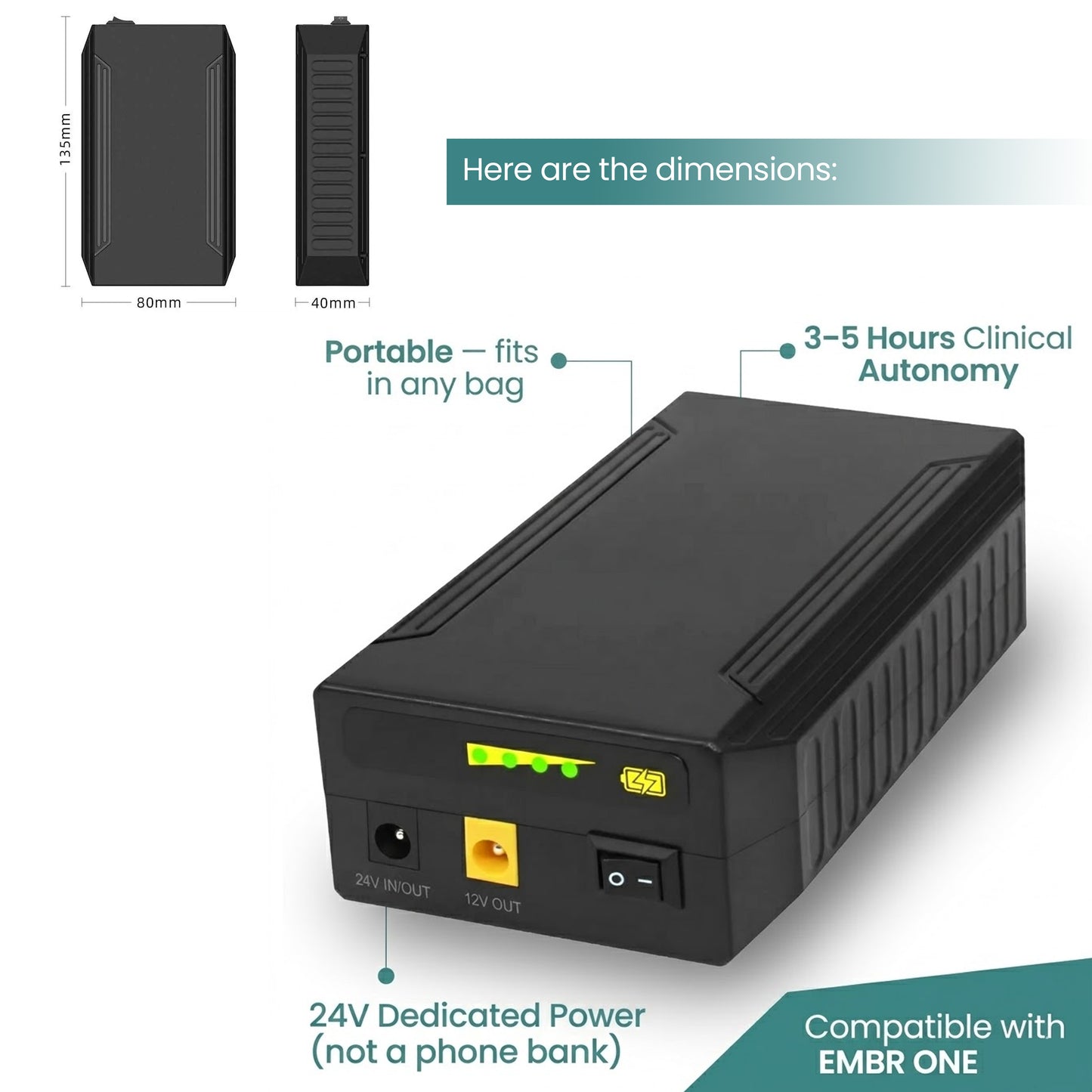 EMBR PORTAL Battery